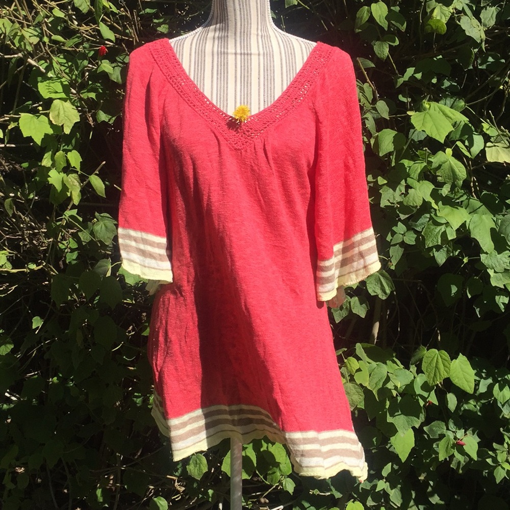 Eternal Sunshine Creations Cheyenne Red V-neck